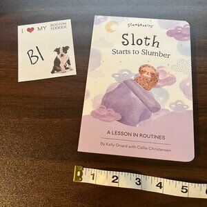 Slumberkins Slumber Sloth board book Slumberkin Sloth relax routine cope